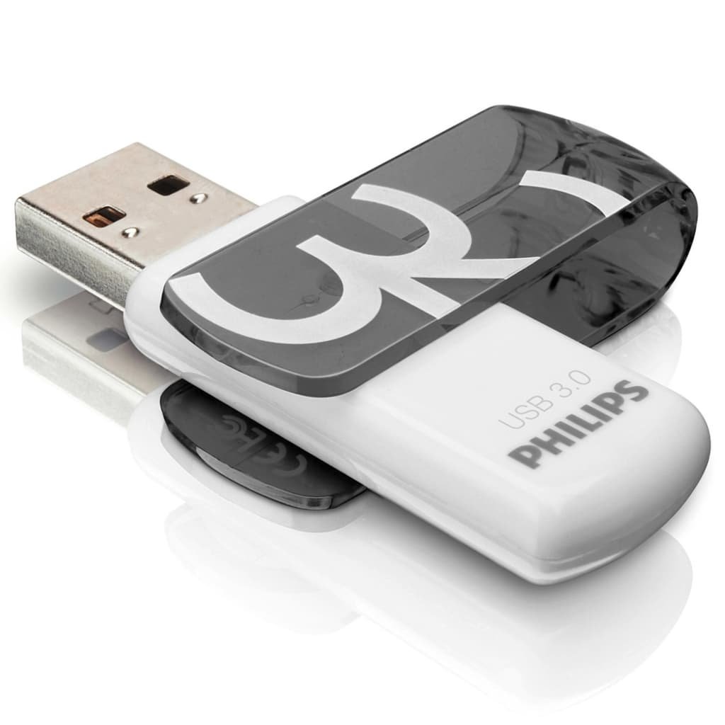 Philips Pamięć Flash USB 3.0 Vivid, 32 GB, 2 szt., biało-szara