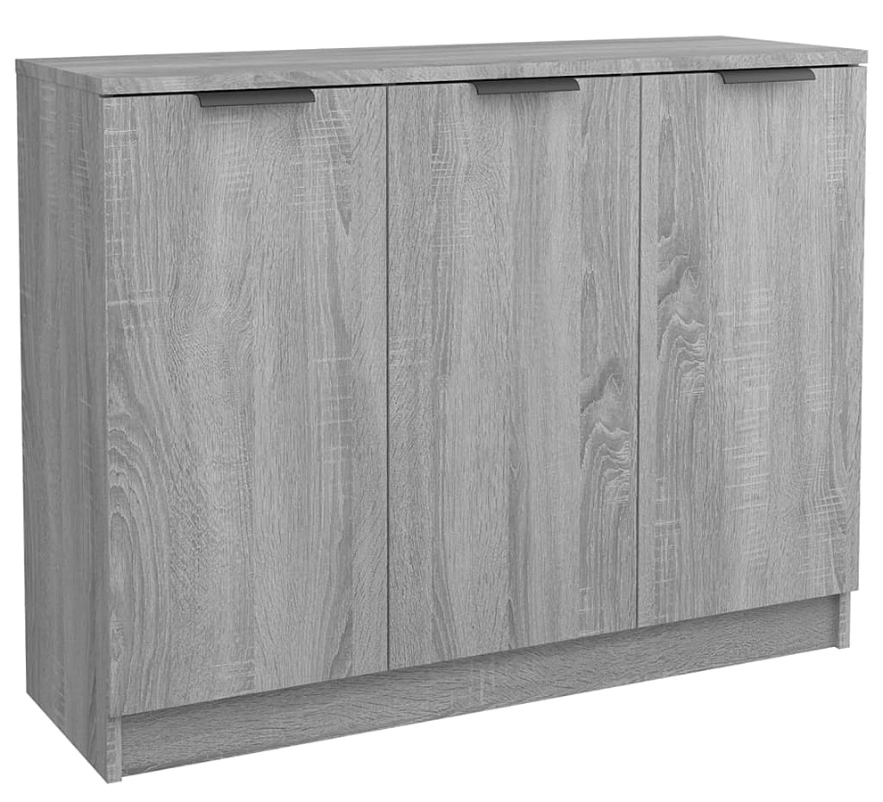 Komoda do salonu z półkami szary dąb sonoma Z9-N51