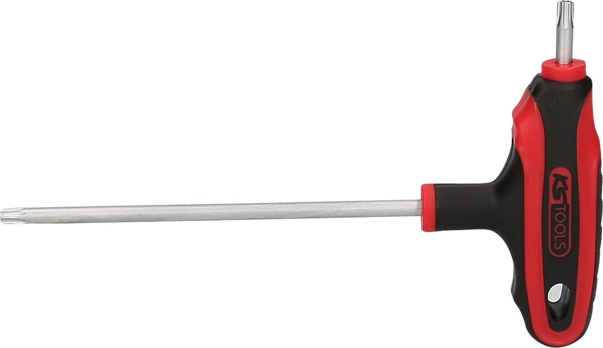 KS Tools Klucz  151.8123 Ergo Torque Plus zagięty z uchwytem typu T-TX z otworem, TB20 4042146072530