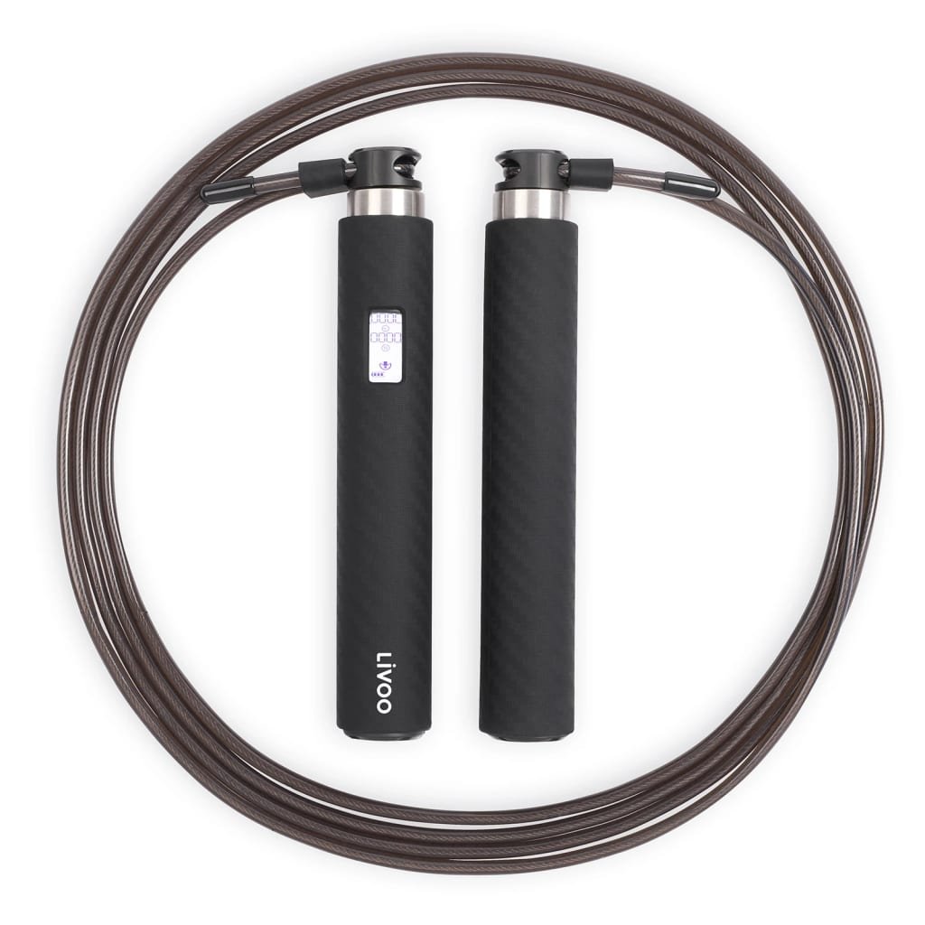 Livoo Inteligentna skakanka, 265 cm, czarna