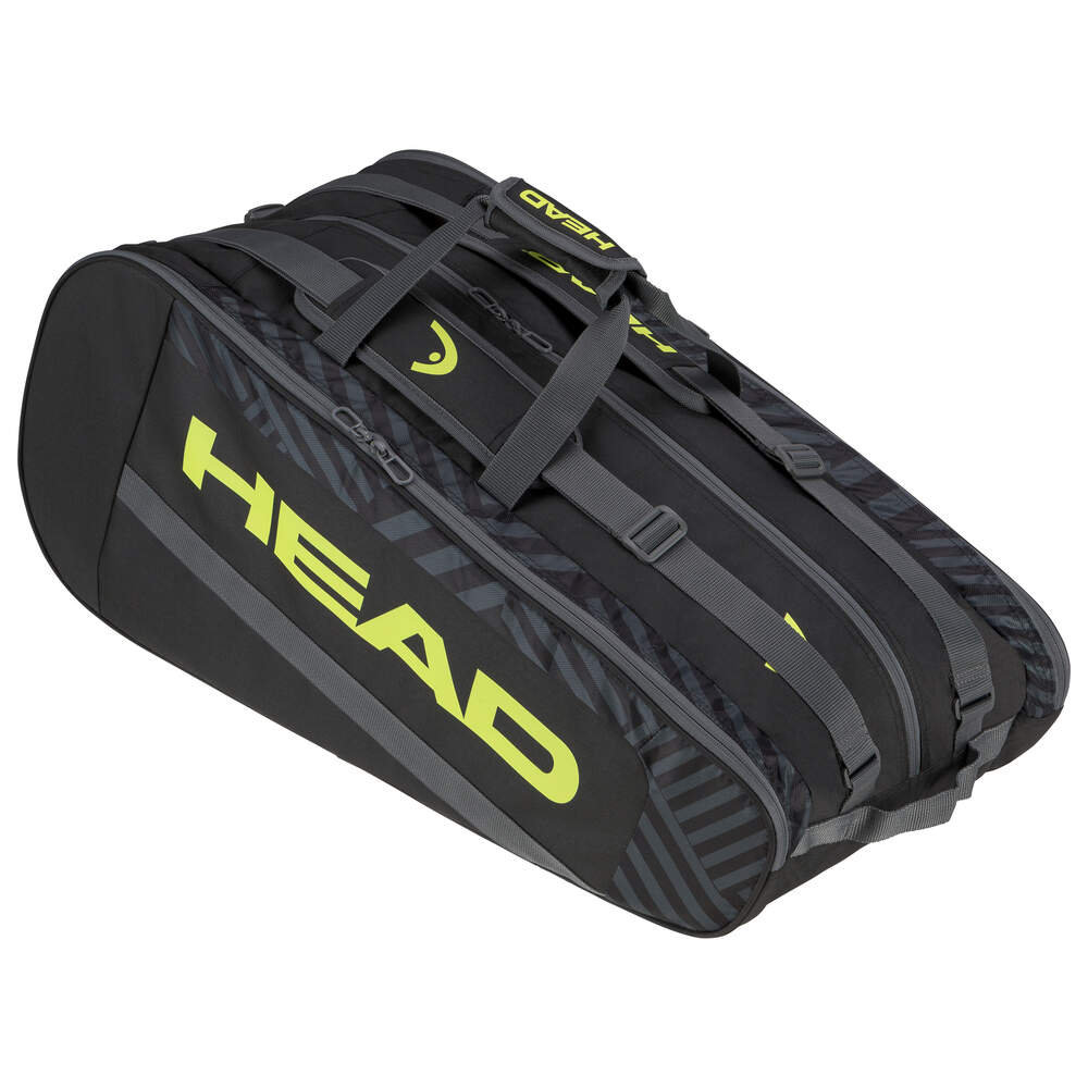 Torba tenisowa Head Base Racquet Bag L x 9 black/yellow