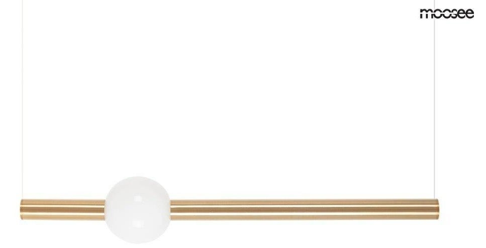 Moosee Libra lampa wisząca 1x10W LED złoty/biały MSE010100221