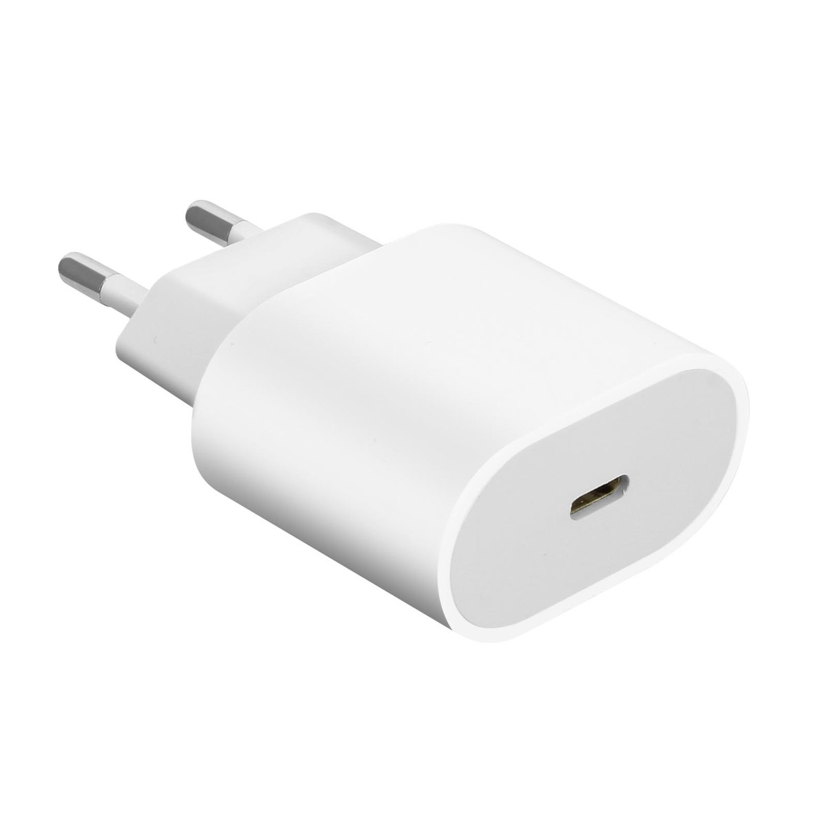 Ładowarka USB typu C z szybkim ładowaniem 20 W, biała