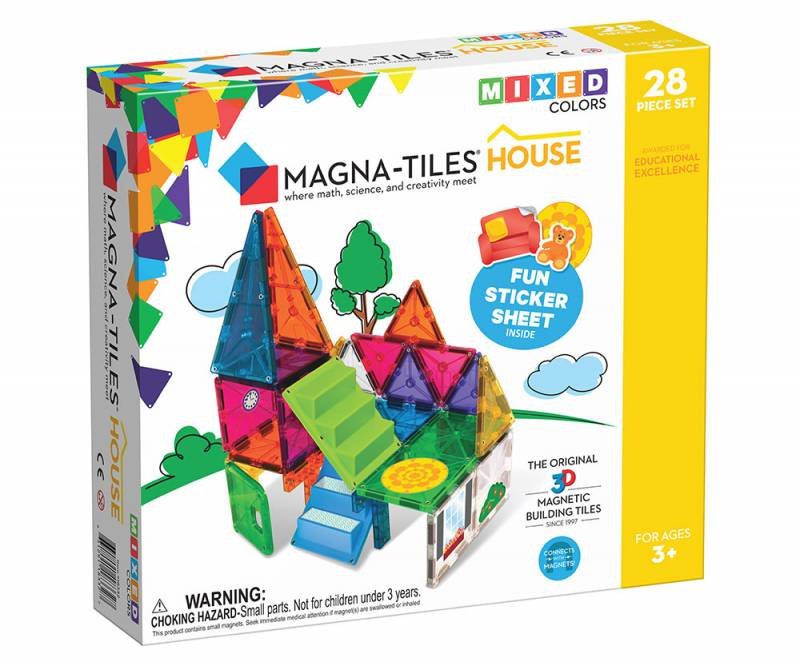 klocki magnetyczne House 28 elementów Magna Tiles