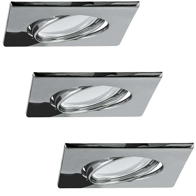 Polux Zestaw 3 oczek OLIN 3x3,5W LED 305855 NIKIEL SANICO
