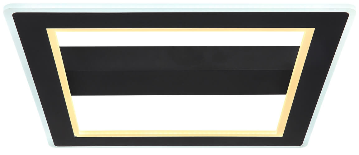 Globo Mattia 67269-30 plafon lampa sufitowa 1x30W LED 3000-6500K czarny/opalizowany