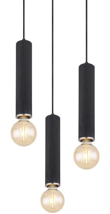 Globo Marion 15499-3H lampa wisząca zwis 3x60W E27 czarna
