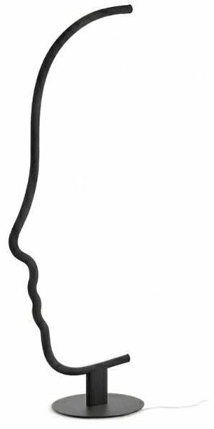 Lampa podłogowa Face Floor JL0018 twarz LED 35W czarna