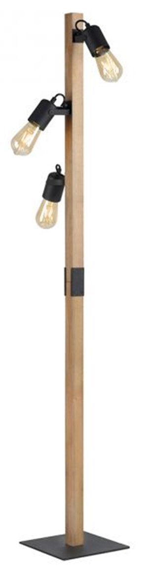 Lampka podłogowa 15629-18 LED 30W do sypialni czarna