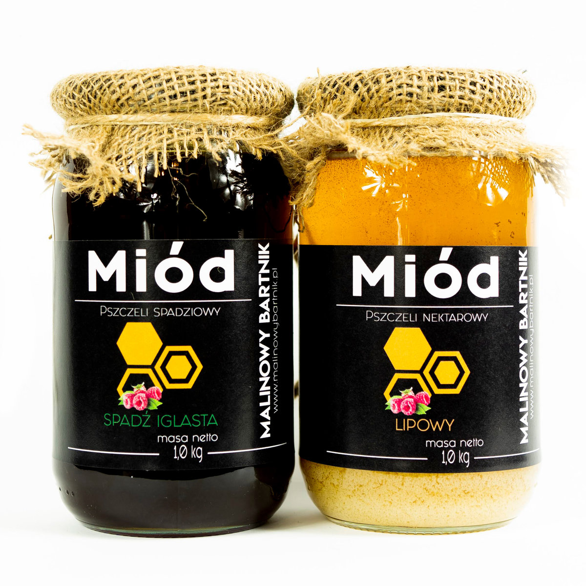 Zestaw Miodów Spadź Iglasta i Lipa - 2 kg