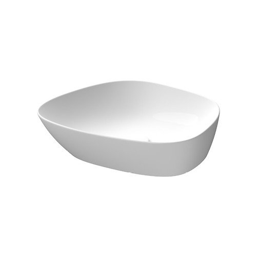 Meissen Keramik Kontra umywalka 48x40 cm nablatowa asymetryczna biała K682-004