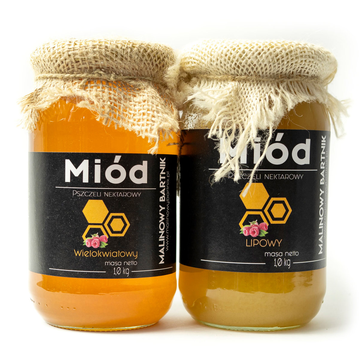 ZESTAW Miodów Wielokwiatowy i Lipowy - 100% NATURALNE POLSKIE MIODY