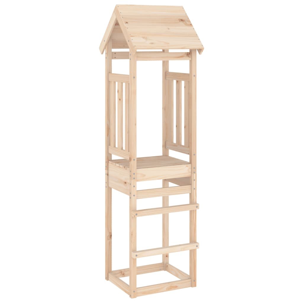 vidaXL Wieża do placu zabaw, 52,5x46,5x206,5 cm, lite drewno sosnowe