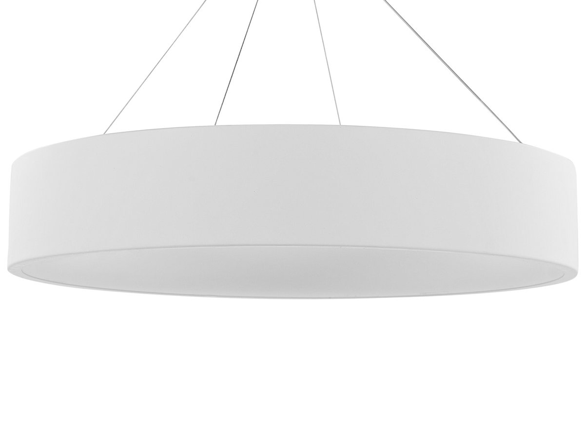 Zdjęcia - Żyrandol / lampa Beliani Lampa wisząca LED metalowa biała LENYA 