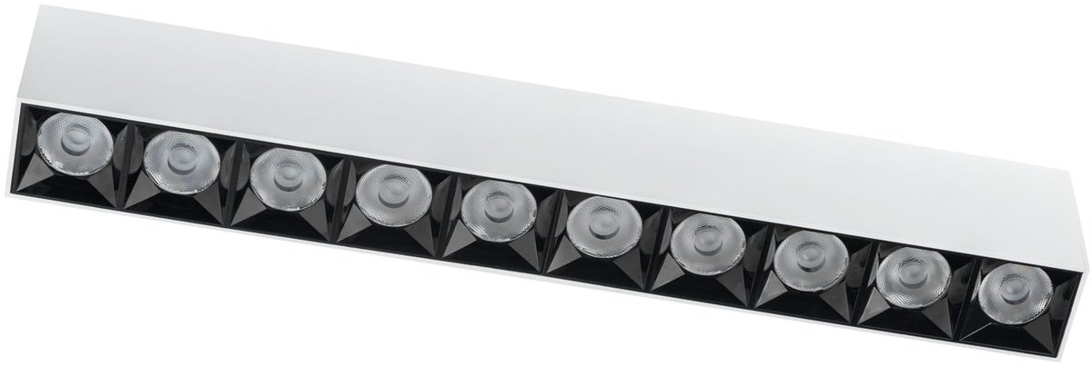Nowodvorski Midi 10050 spot listwa plafon lampa sufitowa 10x40W LED biały