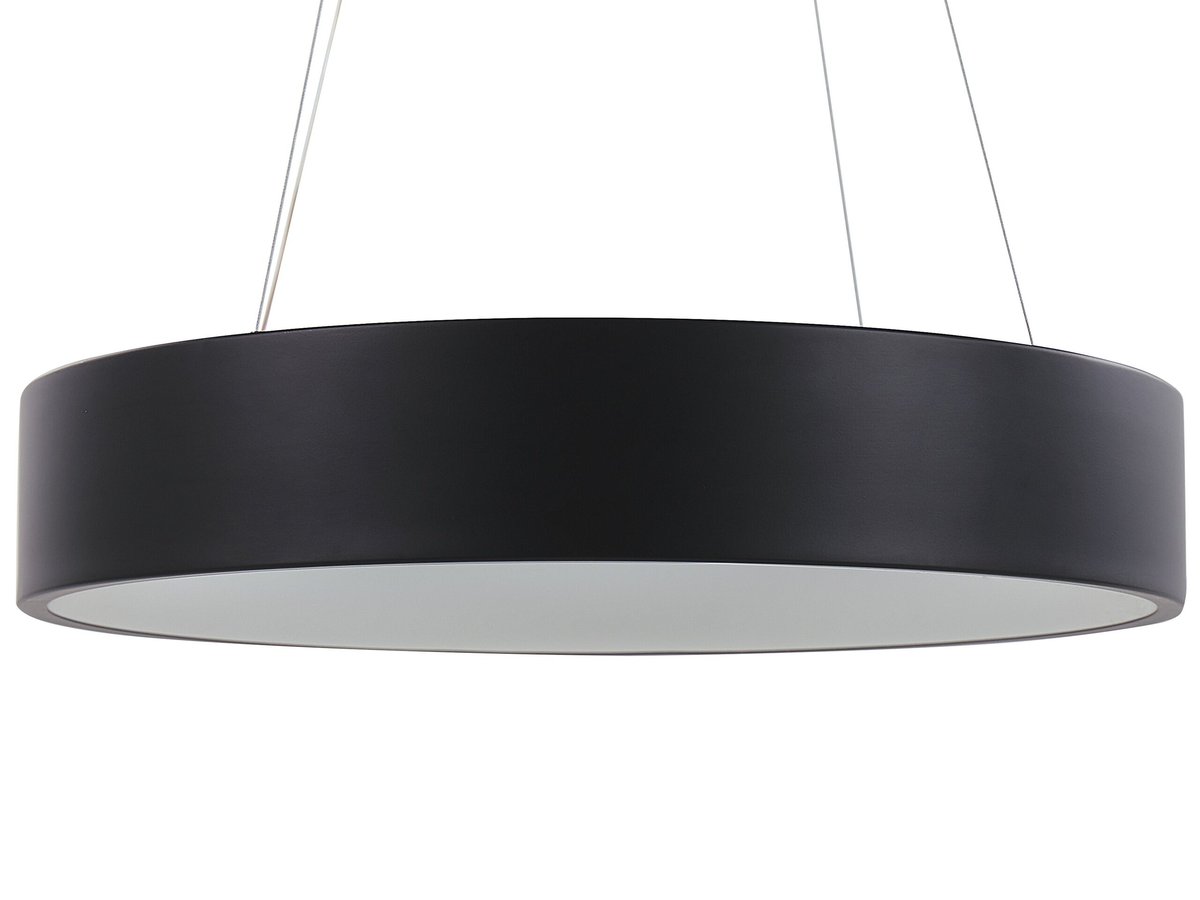 Lampa Wisząca Led Metalowa Czarna Lenya!