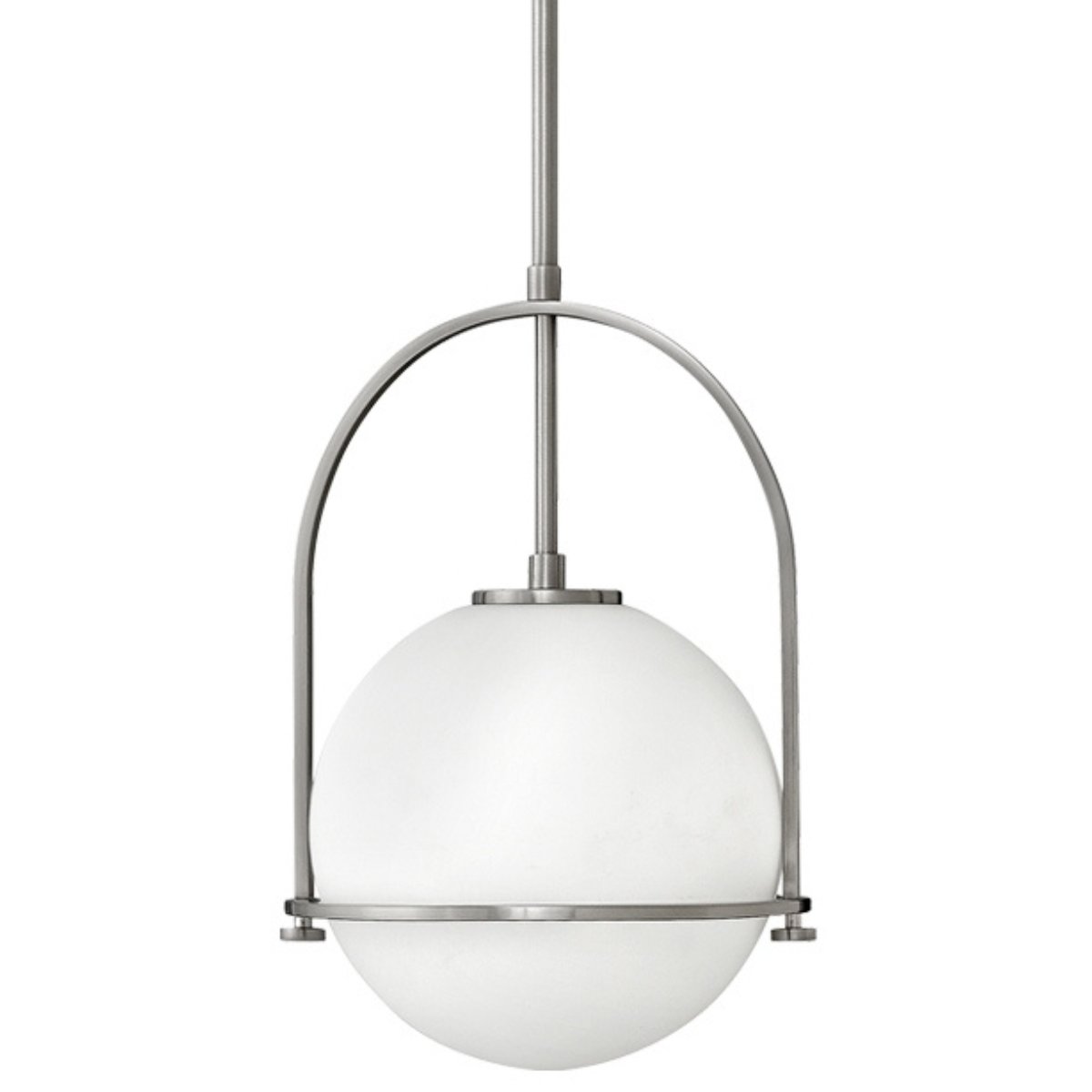 Lampa wisząca retro QN-SOMERSET-P-O-BN szklana nikiel