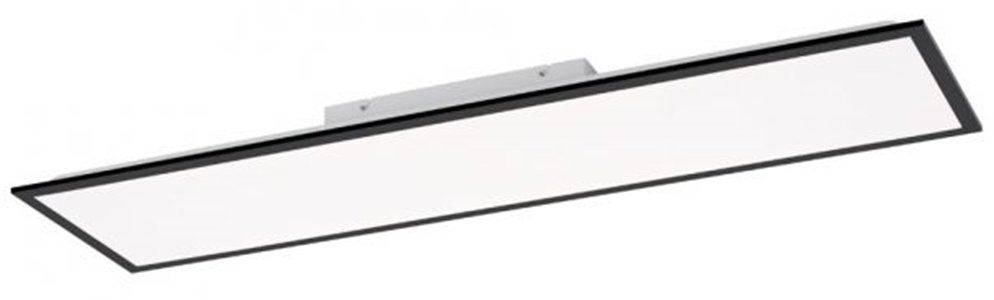 Leuchten Direkt Panel do montażu LED Flat CCT, czarny, 119 x 29 cm