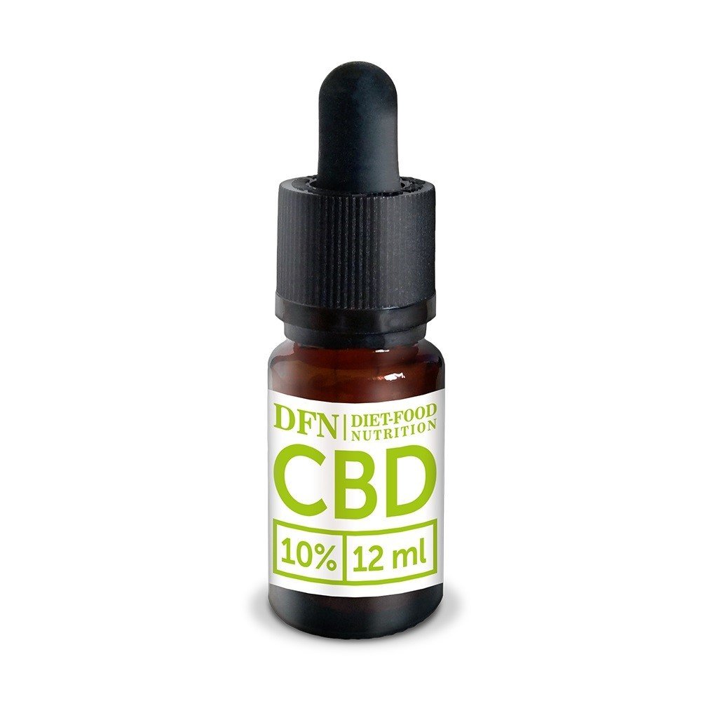 Diet-Food OLEJEK CBD 10% - Ekstrakt z kwiatów konopi siewnych 12 ml 5906660508151