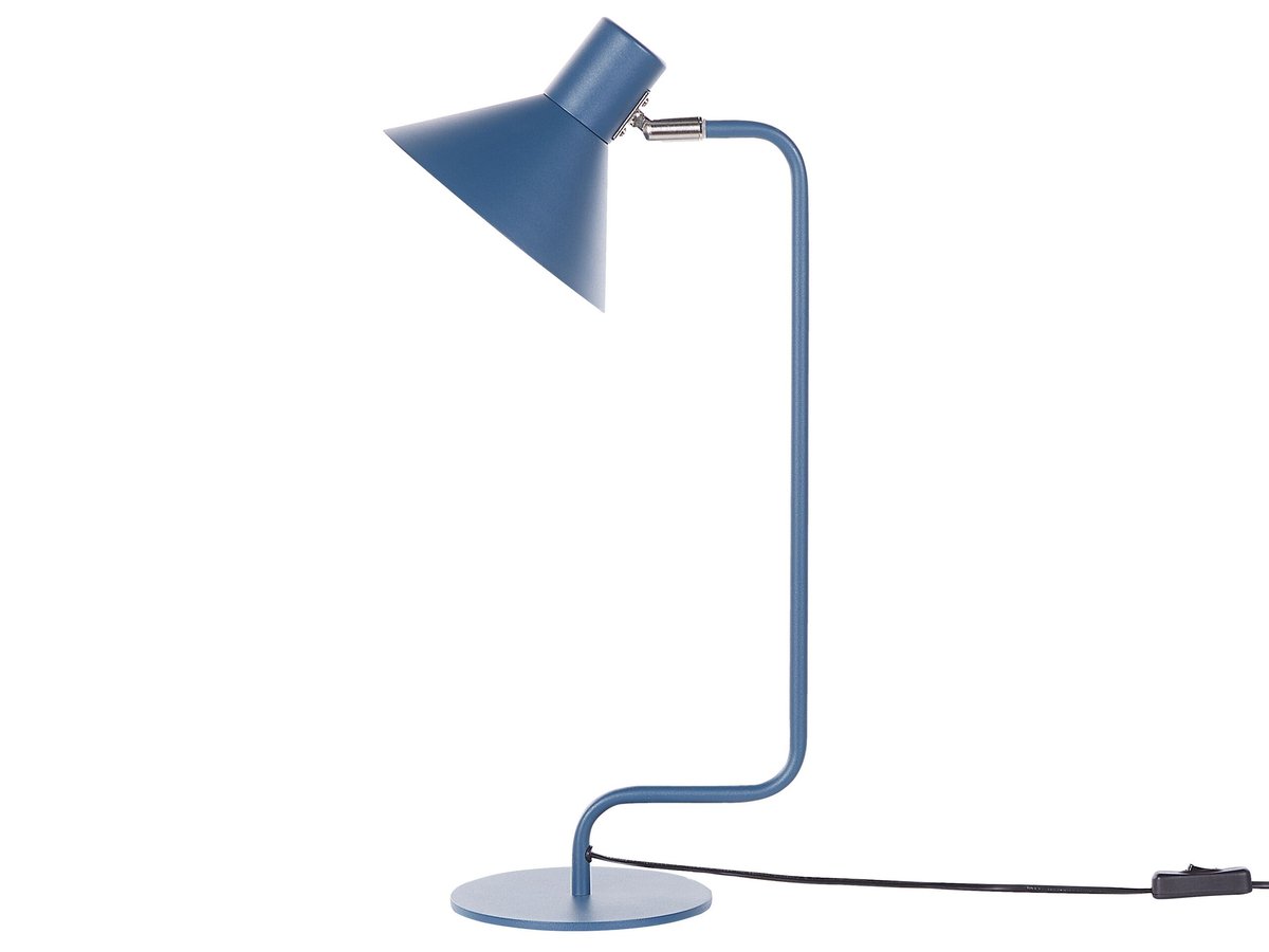 Lampka Nocna Metalowa Niebieska Rimava