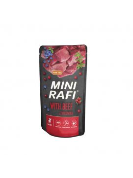 Karma Mokra Dla Psa Rafi Mini Z Wołowiną Borówką Żurawiną 150 G
