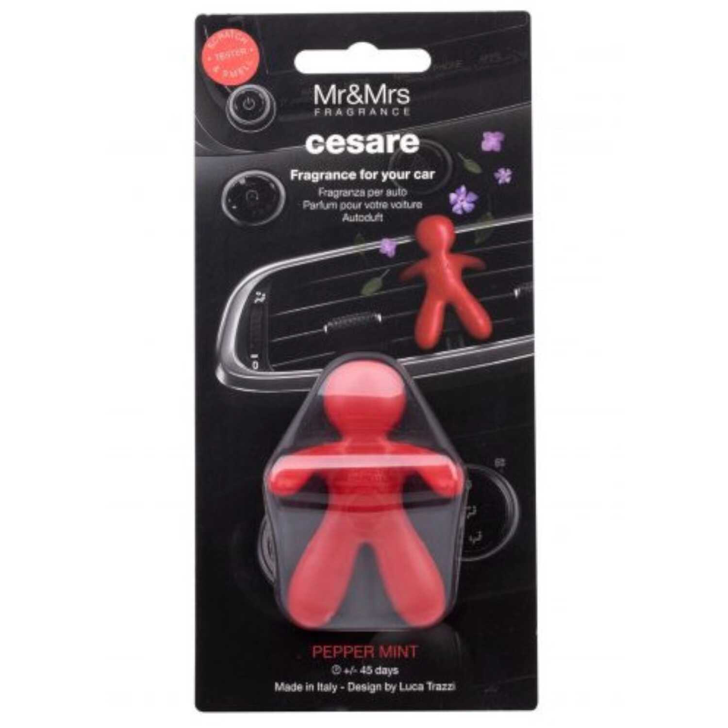 Cesare Red Pepper Mint Blister  trwały ludzik zapachowy, mięta pieprzowa