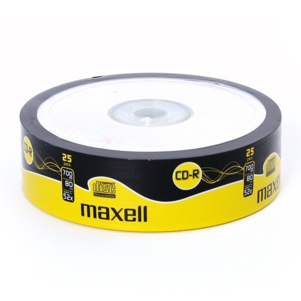 Maxell płyta CD-R 700MB 52x Szpula 25 624035.40