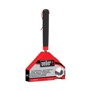 Szczotka Weber do czyszczenia grilla, trójstronna, 30 cm
