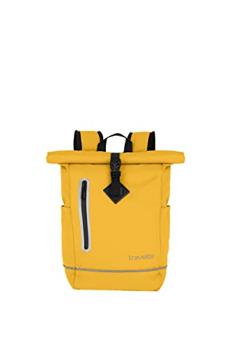 Travelite Unisex Basics Roll-up plecak, plandeka na rower (1 opakowanie), żółty, 19 Liter, Casual