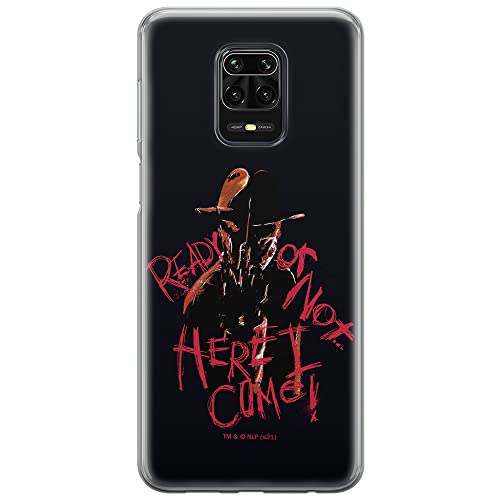 ERT GROUP etui na telefon Xiaomi REDMI NOTE 9 PRO/ 9S, case oryginalny i oficjalnie licencjonowany przez Horror, wzór Nightmare of Elm Street 007, plecki z TPU