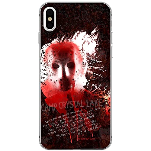 ERT GROUP etui na telefon Apple Iphone XS Max, case oryginalny i oficjalnie licencjonowany przez Horror, wzór Friday the 13th 016, optymalnie dopasowane, plecki z TPU