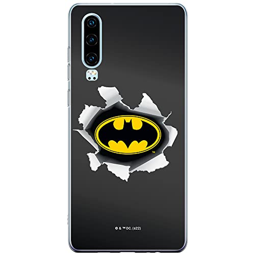 ERT GROUP etui na telefon Huawei P30, case oryginalny i oficjalnie licencjonowany przez DC, wzór Batman 059, optymalnie dopasowane, plecki z TPU
