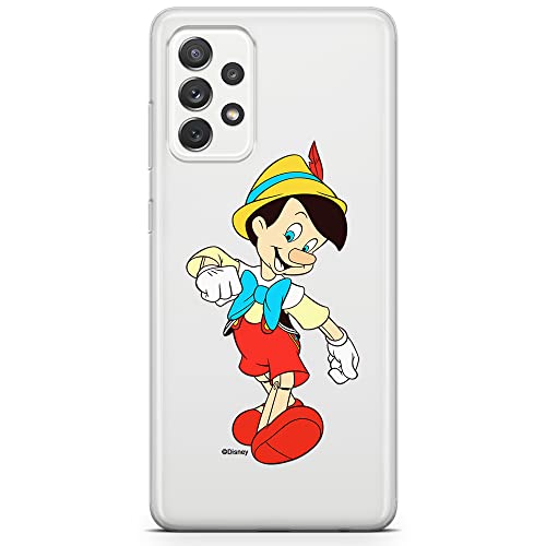 ERT GROUP etui na telefon Samsung A33 5G, case oryginalny i oficjalnie licencjonowany przez Disney, wzór Pinocchio 001, optymalnie dopasowane, plecki z TPU częściowo przeźroczyste