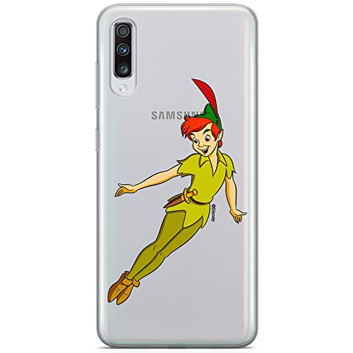 ERT GROUP etui na telefon Samsung A70, case oryginalny i oficjalnie licencjonowany przez Disney, wzór Peter Pan 001, optymalnie dopasowane, plecki z TPU częściowo przeźroczyste
