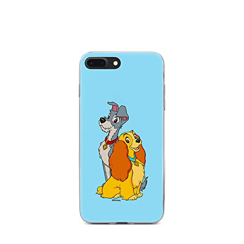 ERT GROUP etui na telefon Apple Iphone 7 PLUS/ 8 PLUS, case oryginalny i oficjalnie licencjonowany przez Disney, wzór Lady and the Tramp 003, plecki z TPU