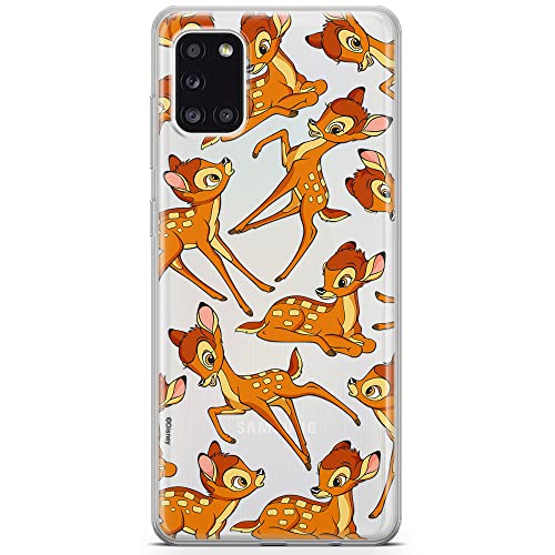 ERT GROUP etui na telefon Samsung A31, case oryginalny i oficjalnie licencjonowany przez Disney, wzór Bambi 017, optymalnie dopasowane, plecki z TPU częściowo przeźroczyste