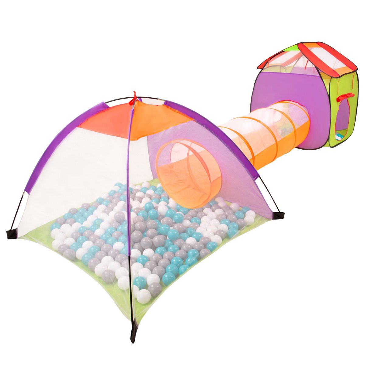 Domek Namiot Iglo Tipi Tunel dla dzieci +900 piłek