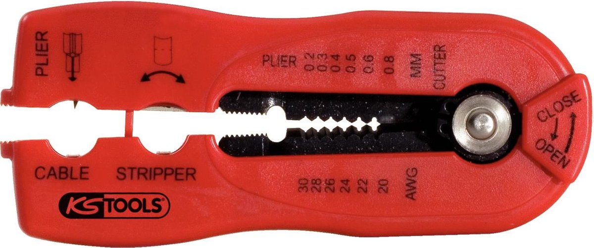 KS TOOLS Wielofunk narz. do sciagania izolacji, 0,2-0,8mm