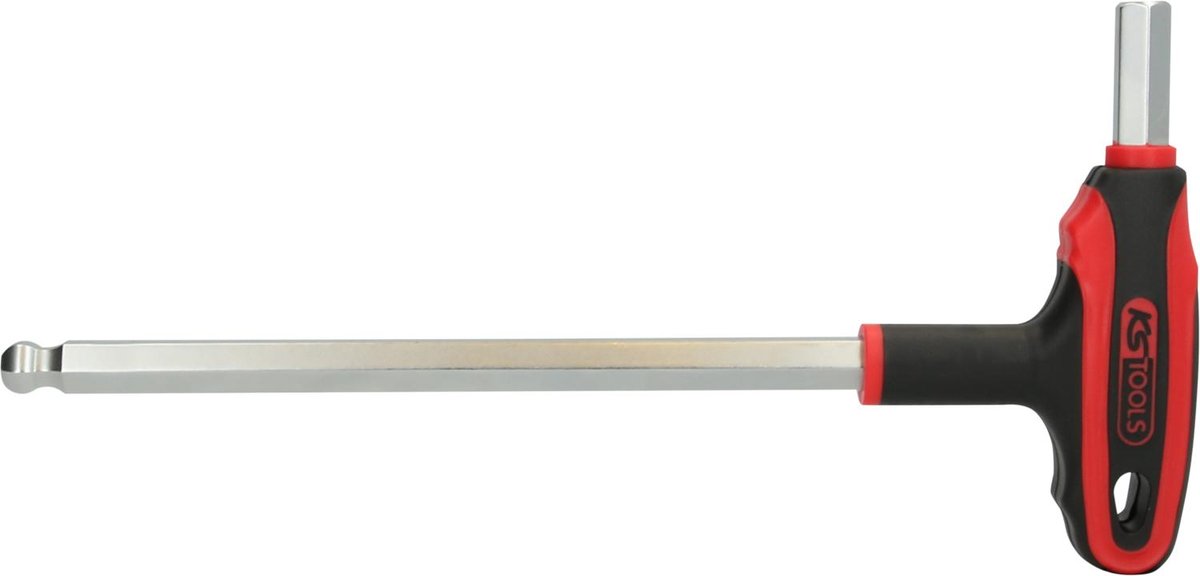 KS Tools 151.8139 Ergo Torque Plus T-klucz imbusowy zagięty z głowy z łbem walcowym z gniazdem sześciokątnym, uchwytu 12 MM 4042146071809