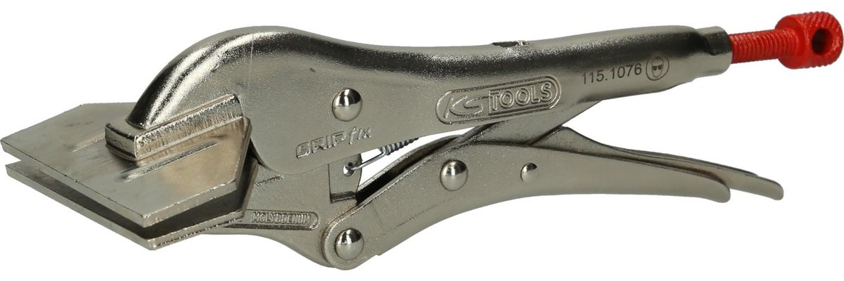 KS TOOLS Szczypce chwytne z plaskimi i szerokimiszczekami, 210mm