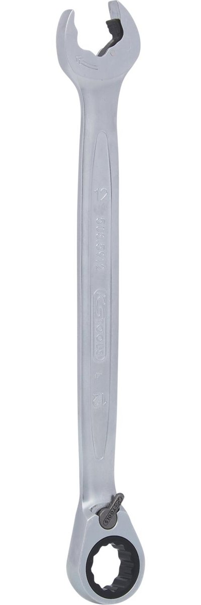 KS Tools 503.5912 zapadkowy klucz płasko oczkowy z funkcją maulratschen, R/L, 12 MM 503.5912