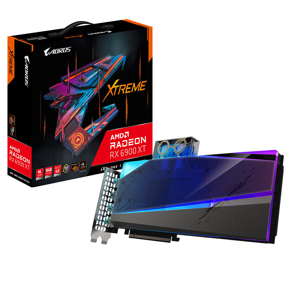 Gigabyte Aorus Radeon RX 6900 XT Xtreme Waterforce 16GB GDDR6 GV-R69XTAORUSX WB-16GD GV-R69XTAORUSX WB-16GD