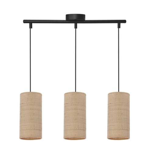 Fleri lampa wisząca 3-punktowa czarna/beżowa 33-19752