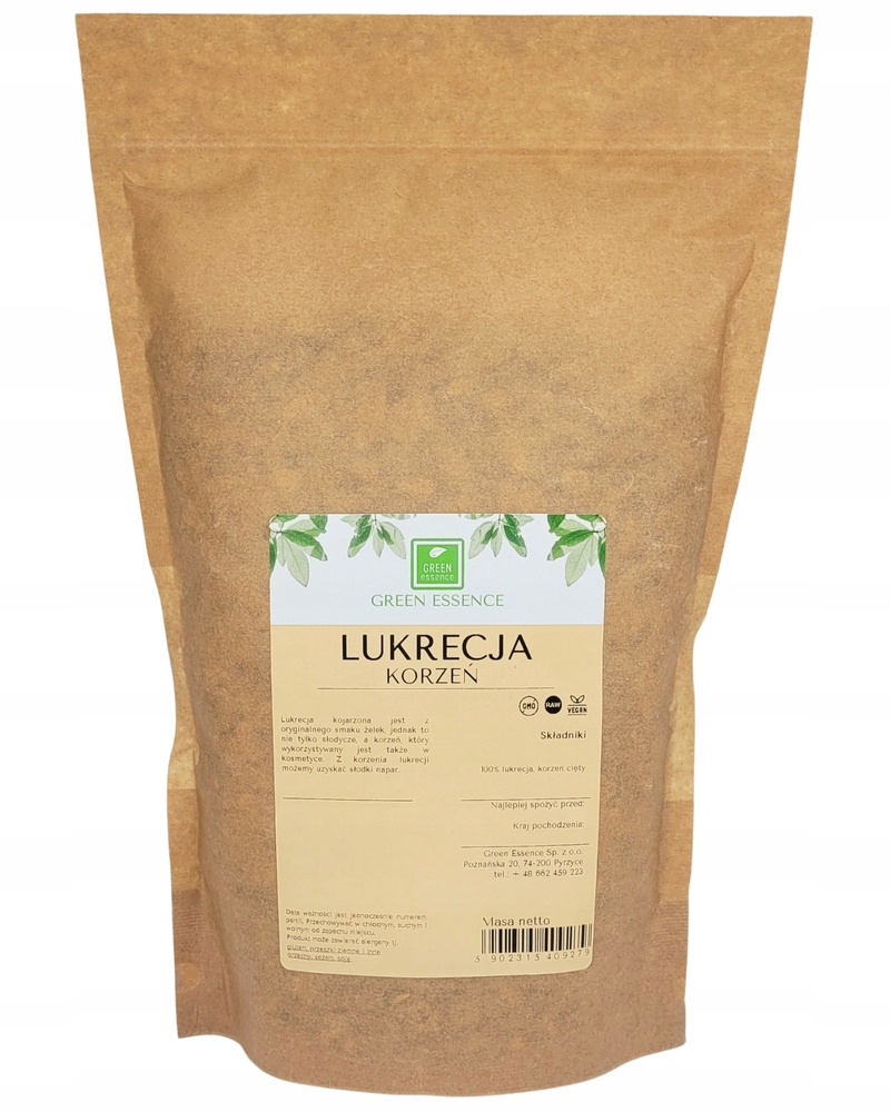 Lukrecja korzeń lukrecji 500g Herbata Herbatka forma suszona Naturalna