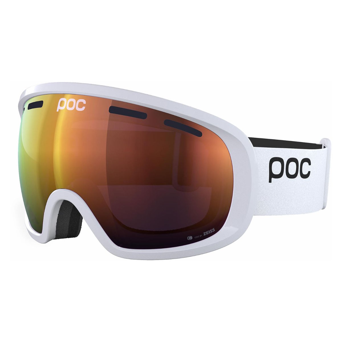 POC Fovea Clarity Hydrogen White/Spektris Orange 19/20