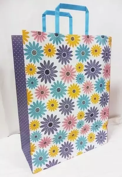 Torebka biała KRAFT 250x420x150 - Fresh