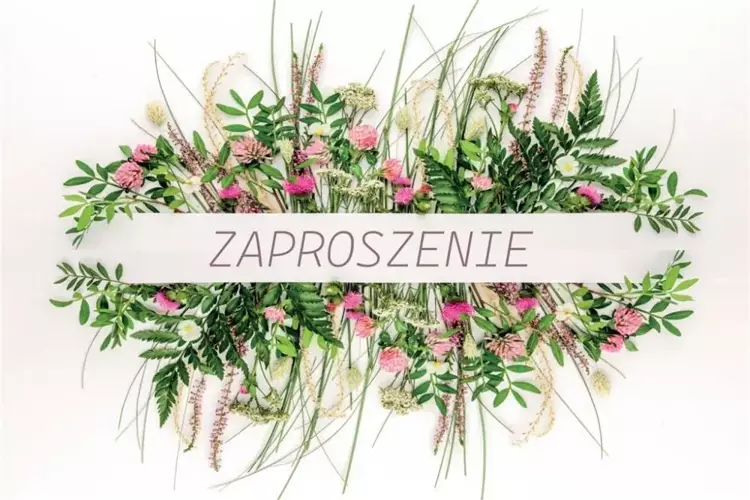 Zaproszenie Uniwersalne (10szt) - Trend