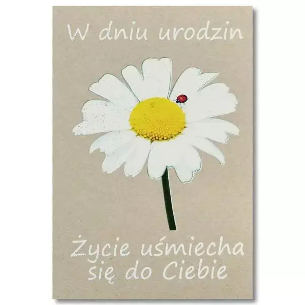 Kartka okolicznościowa Urodziny - Trend