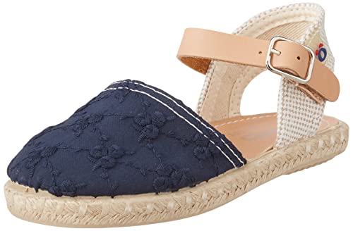 Conguitos Dziewczęce klapki w kształcie kominka, niebieski morski, 21 EU