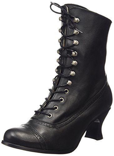 Stockerpoint Boots 4490 damskie kozaki z półcholewką, Czarny Nappa, 39 EU
